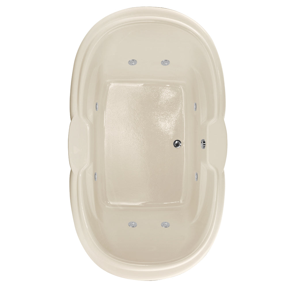 Hydro Systems YVE7242ACO-BIS YVETTE 7242 AC W/COMBO SYSTEM-BISCUIT