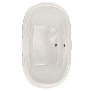 Hydro Systems YVE7242ATO-WHI YVETTE 7242 AC TUB ONLY-WHITE