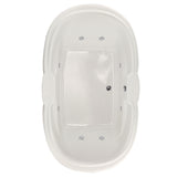 Hydro Systems YVE7242AWP-WHI YVETTE 7242 AC W/WHIRLPOOL SYSTEM-WHITE