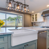 Nantucket Sinks 36-Inch Decorative Apron Farmhouse Fireclay Sink