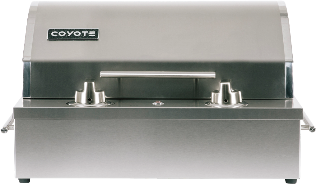 Coyote C1EL120SM Electric Grill, 120V Single Burner, Stainless Steel