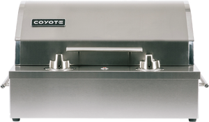 Coyote C1EL120SM-FS Electric Grill, 120V Single Burner and Cart, Stainless Steel