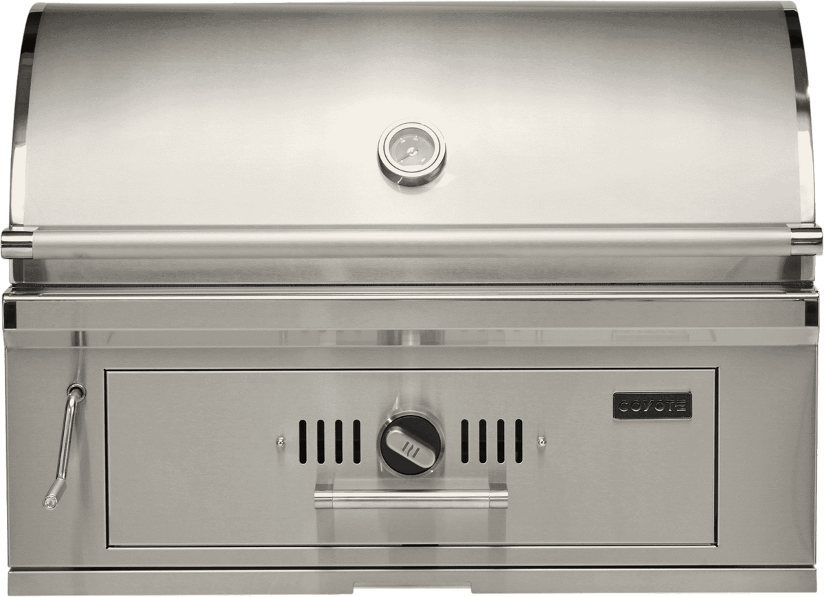 Coyote C3CH36 36" Charcoal Grill, Built-In, Stainless Steel