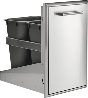 Coyote C3-STC Single Pull Out Trash and Recycle, Stainless Steel - image 5