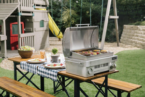Coyote C1PORTLP 25" Portable Gas Grill, 1 Burner, Ceramic, Liquid Propane, Stainless Steel - image 2
