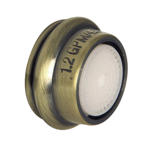 Cal Green Z12KBSA1403 1.2 GPM Female Aerator, Antique Brass