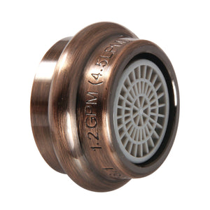 Cal Green Z12KBSA160AC 1.2 GPM Female Aerator, Antique Copper