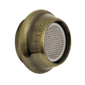 Cal Green Z18KBSA7643 1.8 GPM Female Aerator, Antique Brass