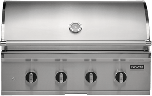 Coyote C3CL36LP 36" CL-Series Built-In Gas Grill, 4 Burners, Liquid Propane, Stainless Steel