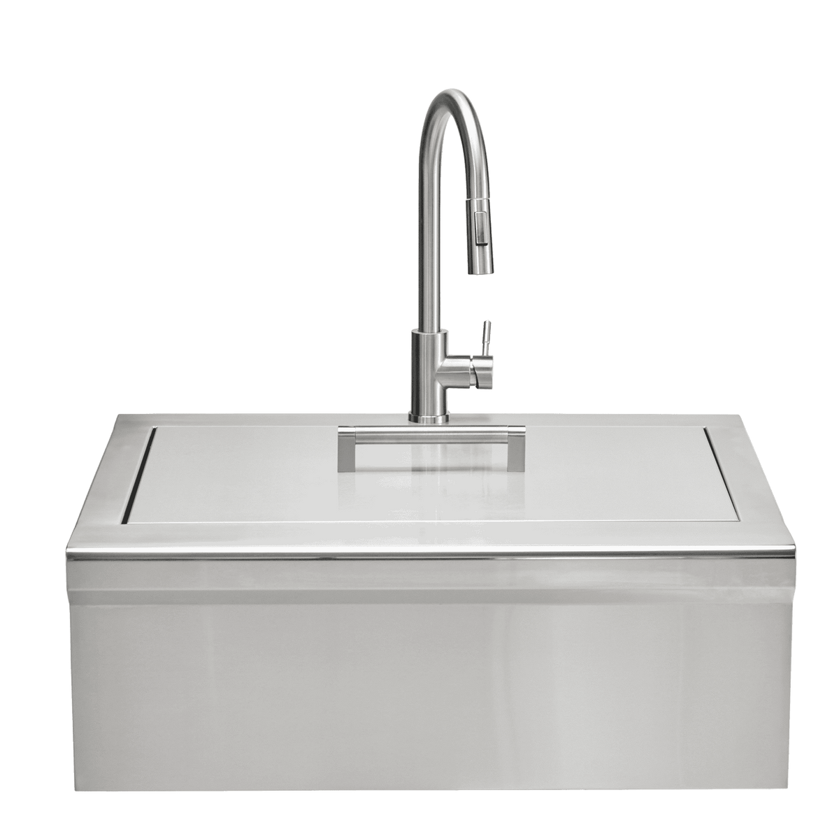 Coyote C3FHSINK 30" Farmhouse Sink & Faucet, Stainless Steel - image 2