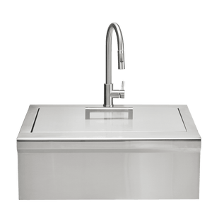 Coyote C3FHSINK 30" Farmhouse Sink & Faucet, Stainless Steel - image 2