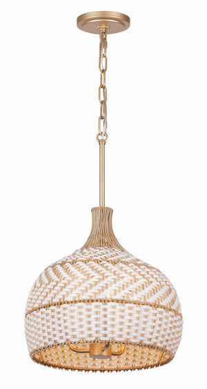 Zanzibar 3 Light Soft Gold Pendant ZAN-9003-SG