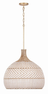 Zanzibar 5 Light Soft Gold Chandelier ZAN-9005-SG