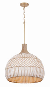 Zanzibar 5 Light Soft Gold Chandelier ZAN-9005-SG