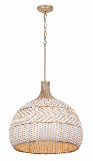 Zanzibar 5 Light Soft Gold Chandelier ZAN-9005-SG