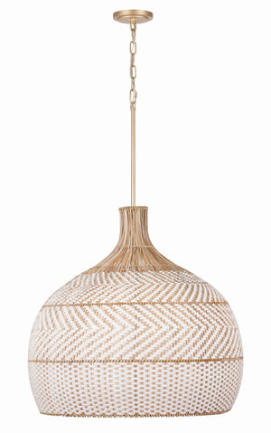 Zanzibar 6 Light Soft Gold Chandelier ZAN-9006-SG