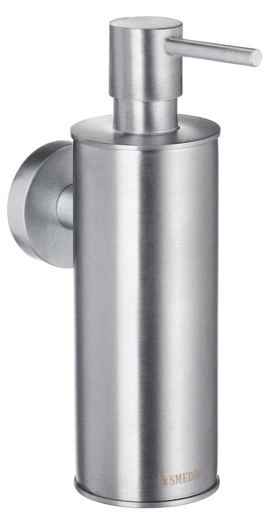 Smedbo Home Soap Dispenser wall mounted in Brushed Chrome