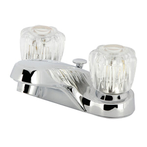 ZKB161B 4-Inch Centerset Bathroom Faucet with Brass Pop-Up, Polished Chrome