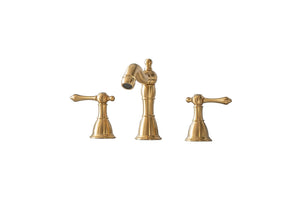 Legion Furniture 8" UPC WIDESPREAD FAUCET WITH DRAIN--BRUSHED GOLD ZL20518-G