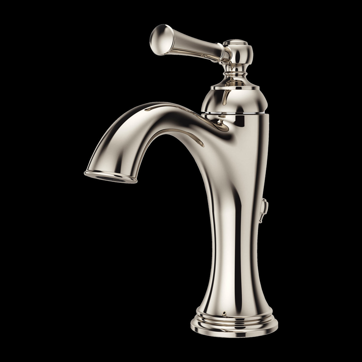 Tisbury Single Control 4" Centerset Bathroom Faucet in Polished Nickel