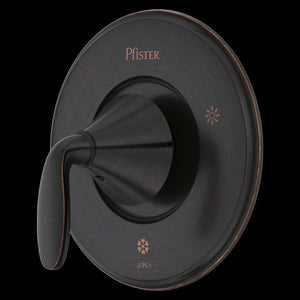 Winfield 1-Handle Tub & Shower Valve Only Trim Kit in Tuscan Bronze