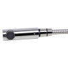 ALFI brand AB2025-PSS Solid Polished Stainless Steel Pull Out Single Hole Kitchen Faucet