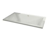 MAAX 102785-055-001 Aiiki 7242 Acrylic Drop-in Center Drain Aerofeel Bathtub in White