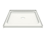 MAAX 145020-000-002-083 SPL 3232 AcrylX Alcove Shower Base with Center Drain in White
