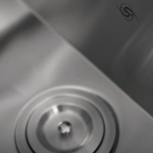 DAX Stainless Steel Handmade Undermount Bar Sink, Brushed Stainless Steel DAX-SQ-3285