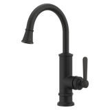 Port Haven 1-Handle Bar/Prep Kitchen Faucet in Spot Defense Matte Black