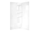 MAAX 105753-000-001-000 36 x 36 in. Acrylic Direct-to-Stud Two-Piece Corner Shower Wall Kit in White