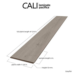CALI Grayfish Pacifica Laminate Plank Wide+ Click (Angle-Angle) 7703001300 47-13/16 x 7-11/16 x 10mm (25.5 Sqft)