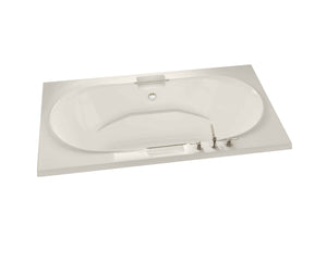 MAAX 101250-000-007-101 Antigua 72 x 42 Acrylic Drop-in Center Drain Bathtub in Biscuit