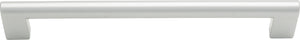 Atlas Homewares Round Rail Pull 7 9/16 Inch (c-c) Matte Chrome