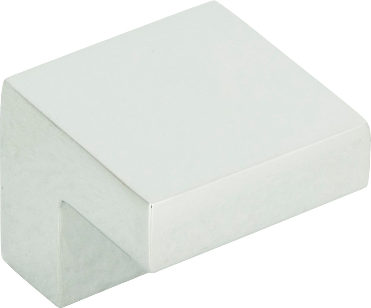 Atlas Homewares Small Square Knob 5/8 Inch (c-c) Polished Chrome