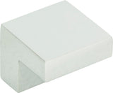 Atlas Homewares Small Square Knob 5/8 Inch (c-c) Polished Chrome