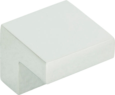 Atlas Homewares Small Square Knob 5/8 Inch (c-c) Polished Chrome
