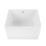 Voltaire 47" Square Freestanding Bathtub