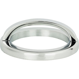 Atlas Homewares Tableau Round Base and Top 2 1/2 Inch (c-c) Polished Chrome