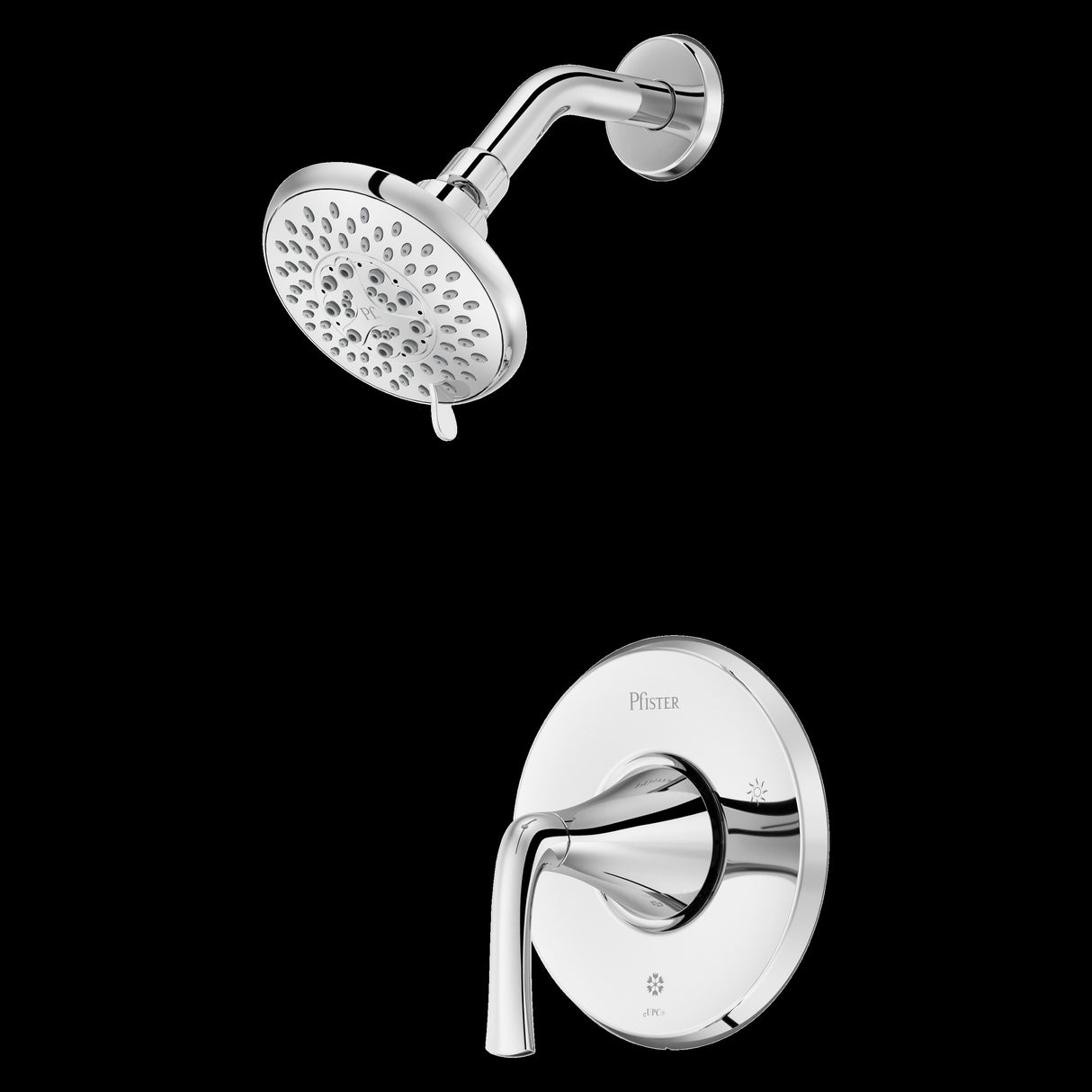 McAllen 1-Handle Shower Only Trim Kit in Polished Chrome