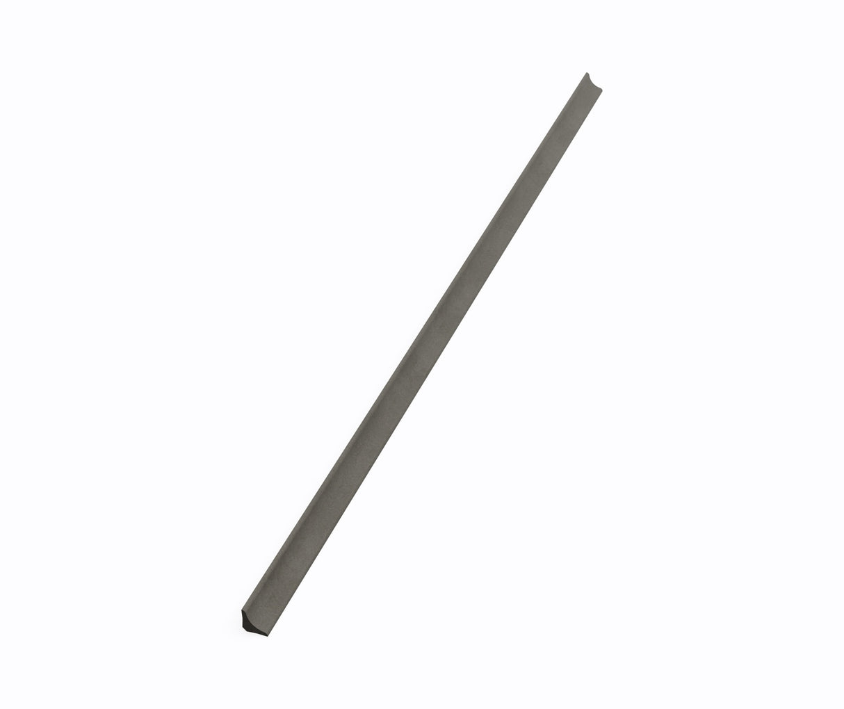 Swanstone CM-2072 1/2" x 1-1/4" x 72" Corner Molding in Charcoal Gray CM00072.209