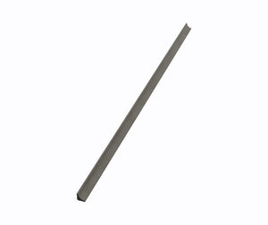 Swanstone CM-2072 1/2" x 1-1/4" x 72" Corner Molding in Charcoal Gray CM00072.209