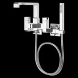 Verve Wall-mount Tub Filler without Handles in Polished Chrome