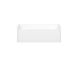 MAAX 141431-000-002-001 Olio 6030 AcrylX Alcove Left-Hand Drain Bathtub in White