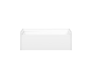 MAAX 141431-000-002-002 Olio 6030 AcrylX Alcove Right-Hand Drain Bathtub in White