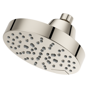Modern Round Showerhead in Polished Nickel
