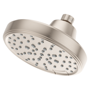 Transitional Round Universal Showerhead in Brushed Nickel