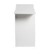 Arched White Matte Solid Surface Resin Bathroom / Shower Stool