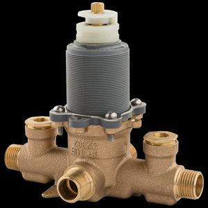 Thermostatic Temperature and Volume Control Tub & Shower Valve & Cartridge w/Integral Stops