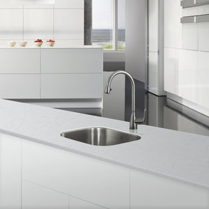 DAX Stainless Steel Single Bowl Undermount Kitchen Sink, Brushed Stainless Steel DAX-1815